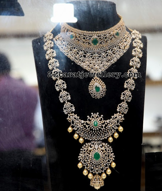 Indian Diamond Wedding Jewellery Sets