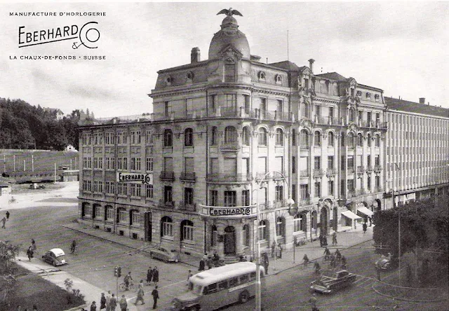 The historic building of Eberhard & Co. in La Chaux-de-Fonds