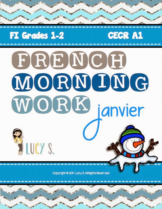  French Language Morning Work - January