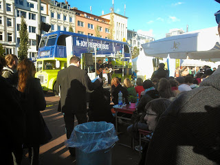 N-Joy Reeper Bus in Spielbude Platz, Hamburg as part of the Reeperbahn Festival