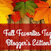 Fall Favorites Tag (Blog Edition) ♥
