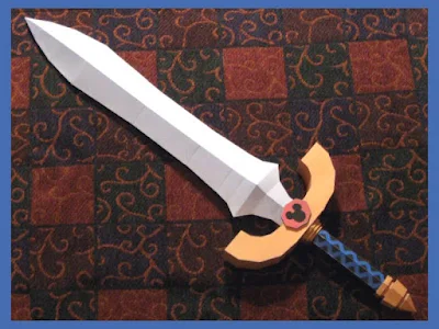 KH2 Dream Sword Bastelbogen