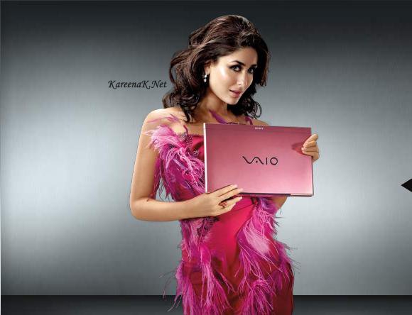 Kareena Kapoor Sony Vaio Laptops Hot Pics - FAMOUS CELEBS IN SEXY ADS - Famous Celebrity Picture 