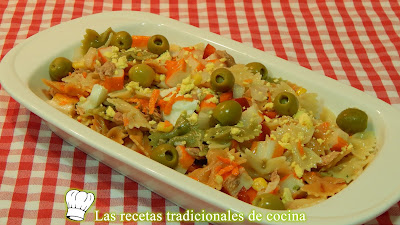 Ensalada de pasta