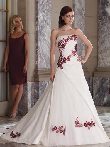 Plus Size Wedding Dresses With Color
