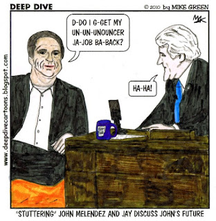 DEEP DIVE cARToons by Mike Green: 235. STUTTERING John and Jay