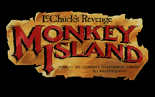 Monkey Island 2 title screen logo