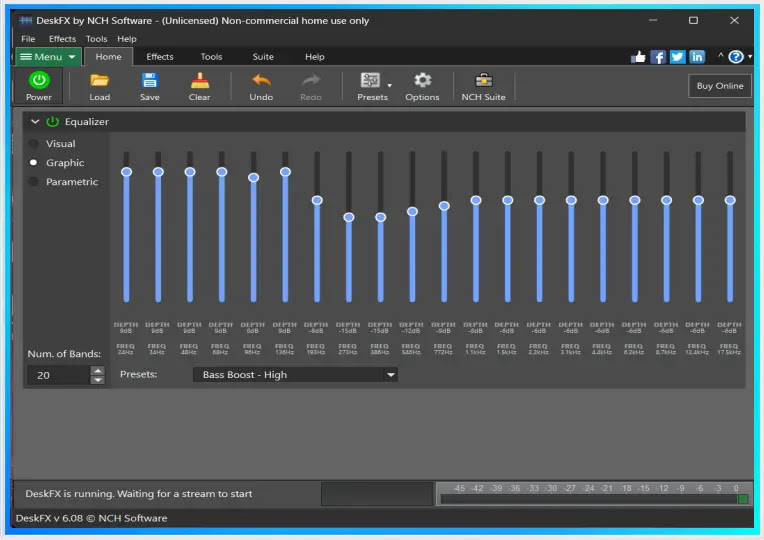 DeskFX Audio Enhancer Software : Εφαρμόστε ηχητικά εφέ σε πραγματικό χρόνο  στον υπολογιστή σας