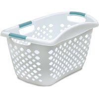 Image of a laundry basket used for exercise