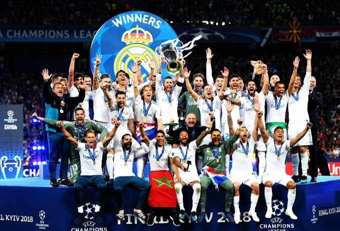 Real Madrid é o campeão da Champions League 2017-2018