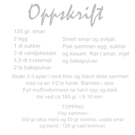 Oppskrift