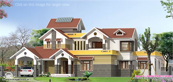 Beautiful modern home elevation design - Kerala home design and ...