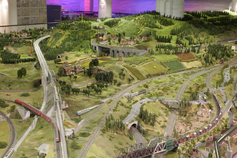 Check out this crazy amazing train set in Hamburg. It’s. it’s 