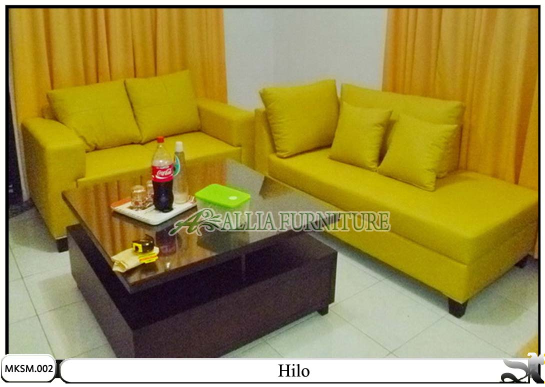 Kursi Sofa Set Minimalis Model Hilo Allia Furniture