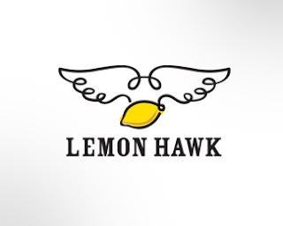 Mẫu thiết kế logo thương hiệu Lemon Hawk