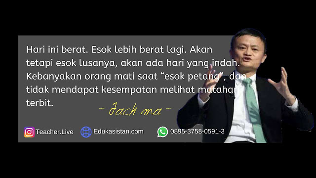 Motivasi Jack ma