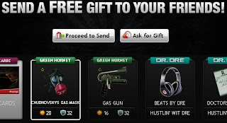 Free Green Hornet gifts to send in Mafia Wars