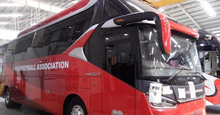 Fiji Football Association Gunakan Bus Buatan Karoseri Laksana Body All New Legacy SR-2 HD Prime