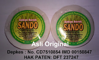 Agen jual sabun sereh sando asli murah original BPOM