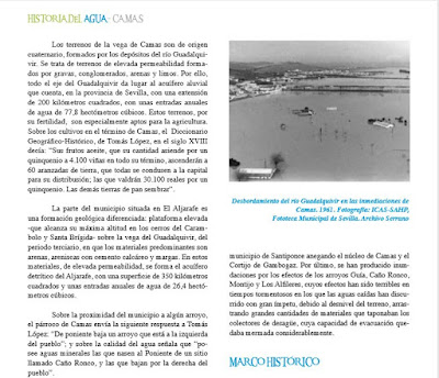  HISTORIA DEL AGUA EN CAMAS