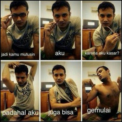 Dibalik Cowok Kasar - Jenaka.NET - Media untuk berbagi Gambar Lucu, Meme Lucu, Gambar Unik dan Gambar Kocak