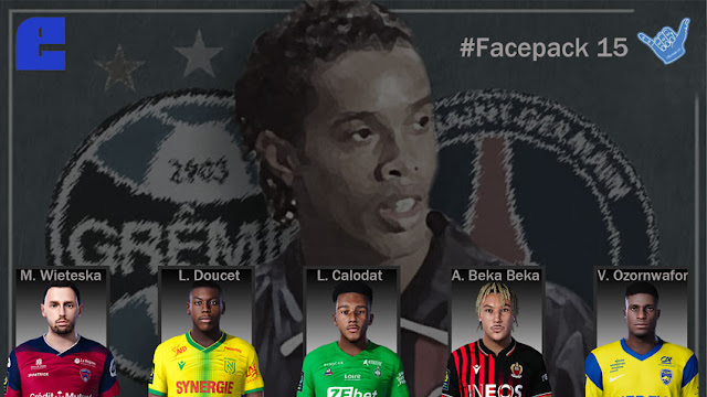 Facepack 15 by Ronnie10 For eFootball PES 2021