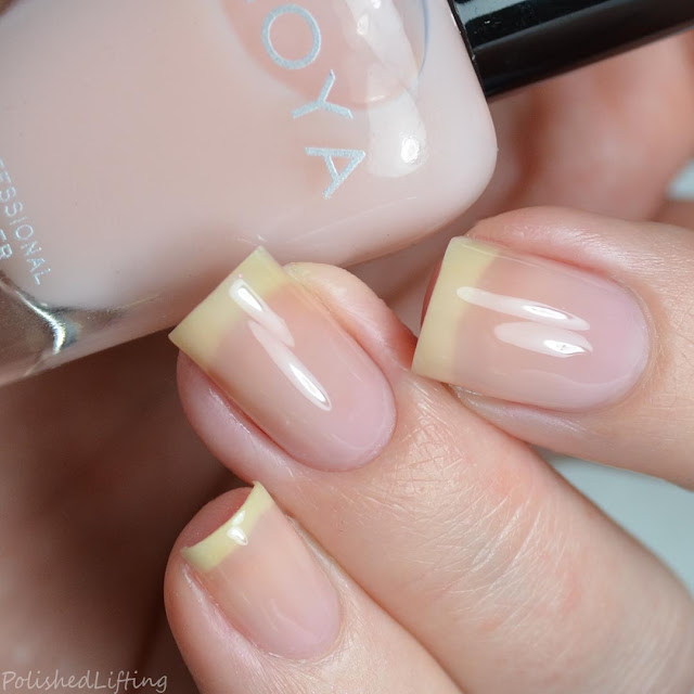 pale pink nail polish