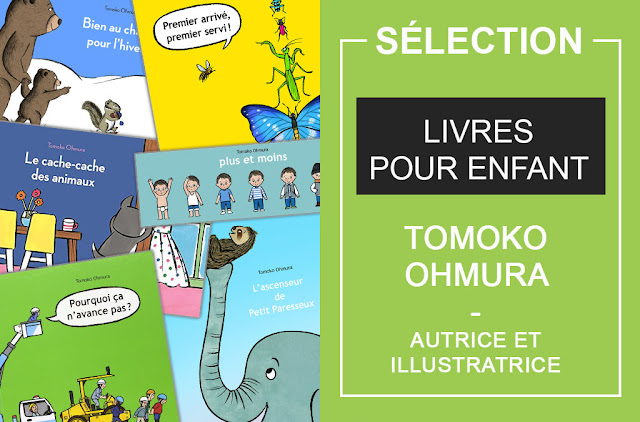 Pinterest Selection de livres jeunesse enfant - Autrice Tomoko Ohmura