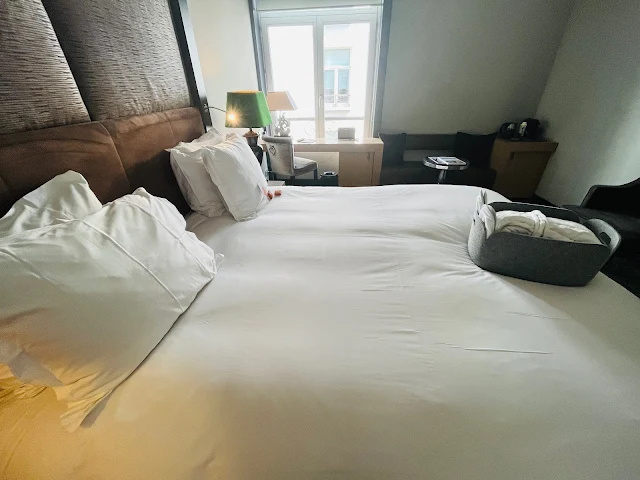 Review: Marriott Bonvoy Platinum Upgrade and Benefits at The Dominican Hotel Brussels A Member of Design Hotels Courtyard King Room