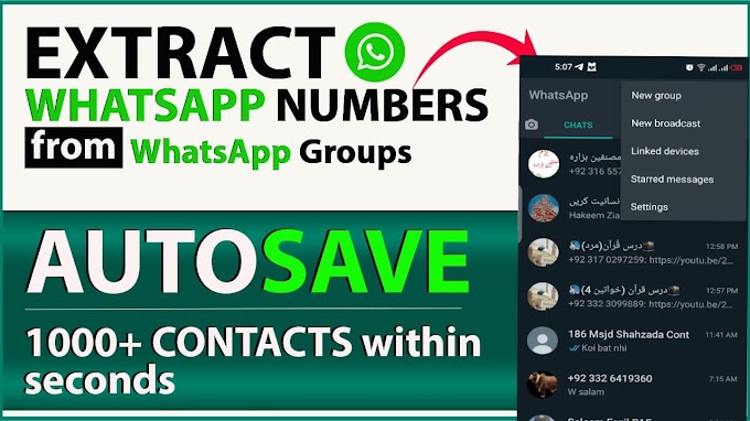 How to Download / Extract All WhatsApp Group Contacts without any third party Software & App