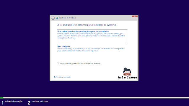 Windows 10 instalação sem pendrive e sem dvd de boot