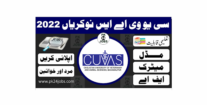 CUVAS Jobs 2022 – Pakistan Jobs 2022