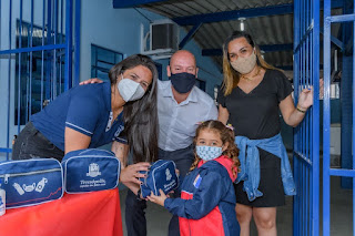 entrega kits de prevenção contra a COVID-19, tere, teresópolis, terê total, educação,