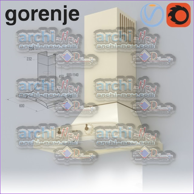 download-3d-max-file-hood-classic-Gorenje-dk-63-cli