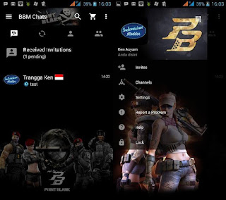 BBM Mod Point Blank v2.12.0.11 Apk Terbaru Gratis