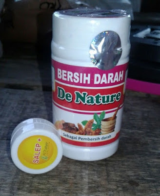 Obat Bisul Herbal de Nature Kapsul Bersih darah dan Salep Plus