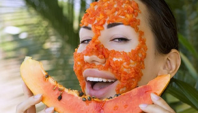 how to get rid of cheek acne with papaya