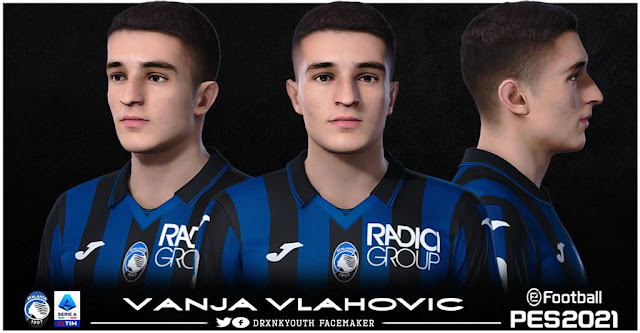 Vanja Vlahovic Face For eFootball PES 2021