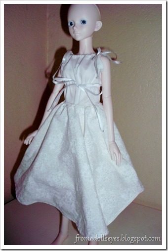 Bad Photo of a Ball Jointed Doll in a Circle Skirt