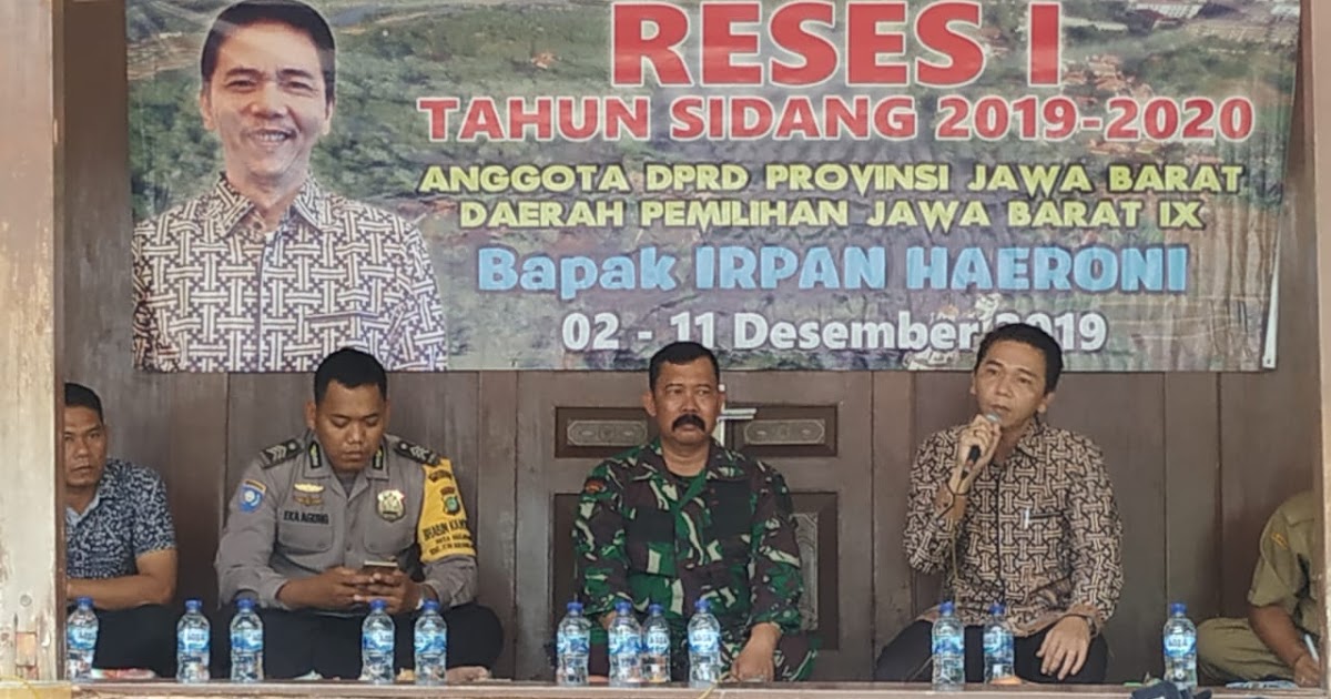 Reses Anggota Dprd Provinsi Jawa Barat Irpan Haeroni Titik