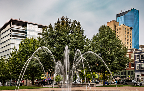 Lexington kentucky downtown courthouse plaza