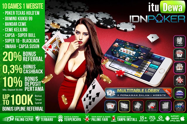 JACKPOT POKER TERBAIK - DAPATKAN JACKPOT POKER TERJELAS HANYA DI ITUDEWA