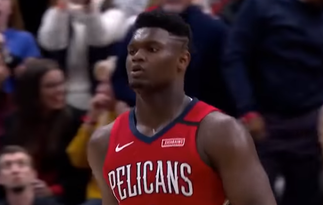 Zion Williamson makes NBA debut 1/22/2020