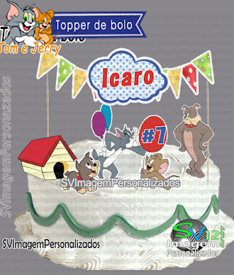 Aqui você encontra preço mais barato para topper de bolo personalizado, no tema Tom e Jerry , essa festa com personagens muito queridos, vai encher de alegria e diversão seu aniversário, para Decoração de festa Infantil para meninos e meninas  temos lindas ideias e artes para sua festa ser um sucesso.