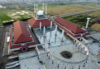 masjid agung jawa tengah semarang, wisata semarang, 