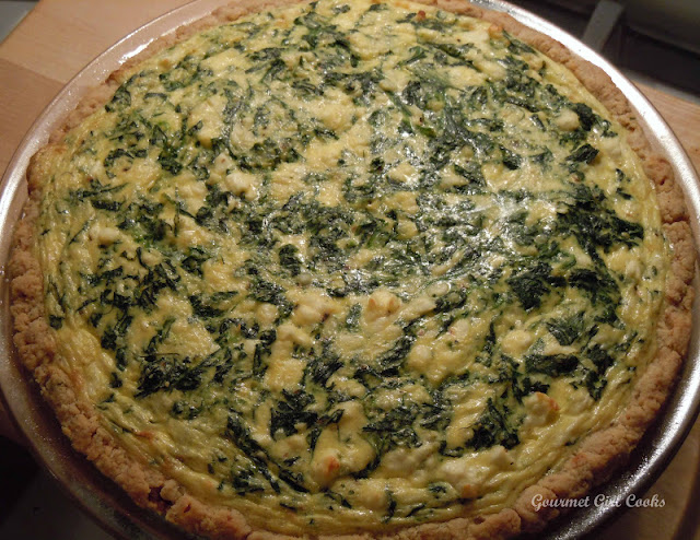 Gourmet Girl Cooks: Thursday's Greek Style Spinach-Feta Pie