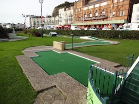 The Crazy Golf course in Hastings, East Sussex