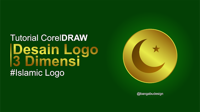 Tutorial Desain Logo 3D - Islamic Logo