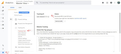 Chasing Thoughts  How to add Google Analytics to Blogspot Blog