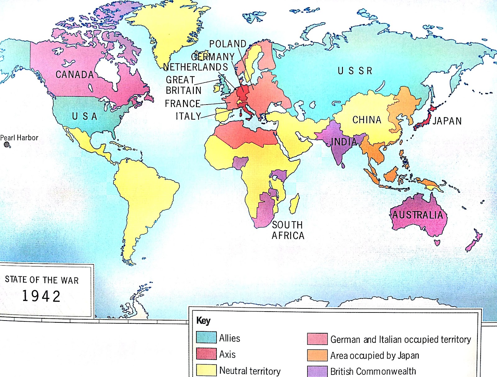 Displaying 16 Images For - World War 2 World Map Labeled...